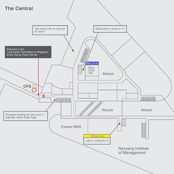 How to find Community Foundation of Singapore at the Giving Place 2